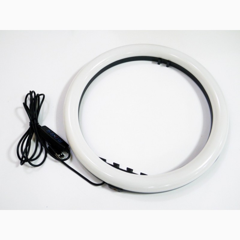 Фото 4. Кольцевая LED лампа SMN-12 30см 1 крепл.тел USB