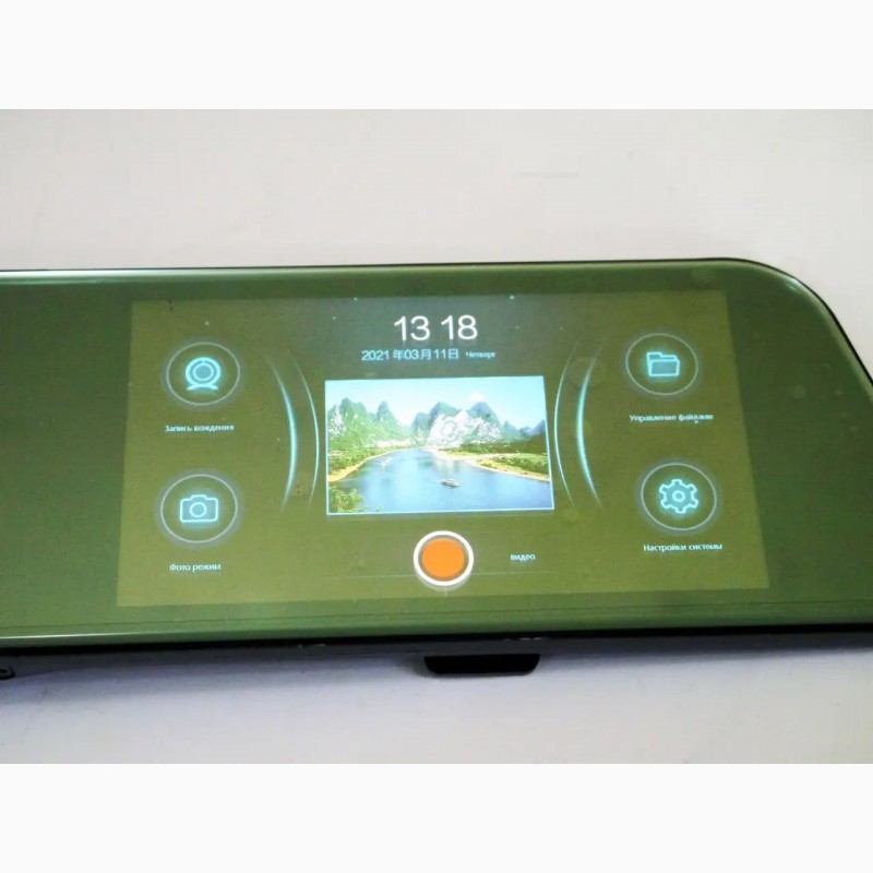 Фото 4. DVR A501 Full HD Зеркало с видео регистратором с камерой заднего вида. 4.6 Сенсорный