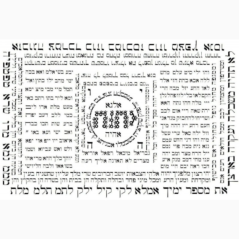 Фото 2. 72-а Імені Бога Вигравірувані на Кільці Браслеті Амулет Оберіг Талісман