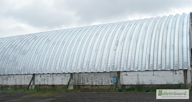 Фото 14. Бескаркасные арочные ангары, напольные зернохранилища, склады
