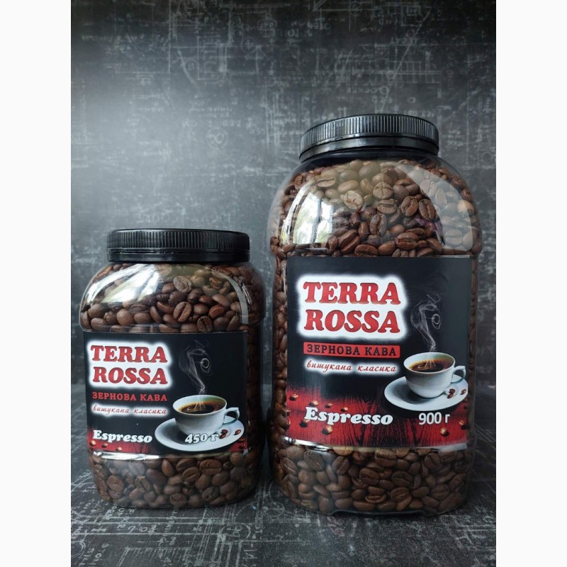 Фото 6. Кава зернова та розчинна ТМ ТЕRRA ROSSA від виробника