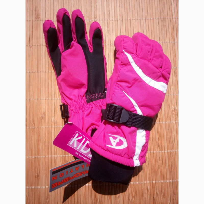 Фото 2. Лыжные термо перчатки девочке 8-12 лет Швейцария