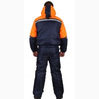Зимний рабочий костюм Стим т.синий/оранжевый