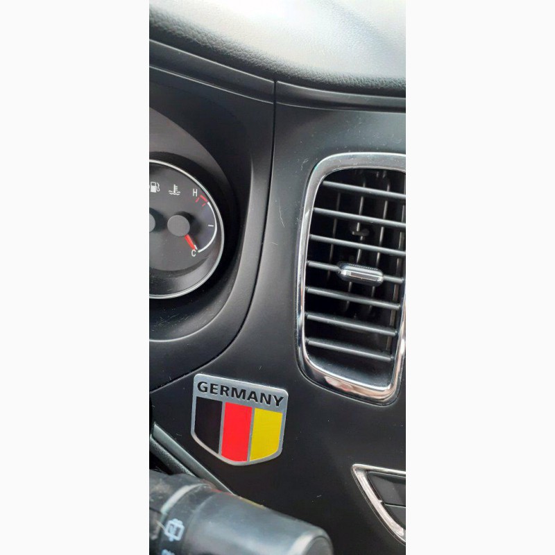 Фото 5. Наклейки на авто Флаг Германии алюминиевые на авто-мото