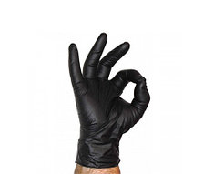 Фото 3. Перчатки нитриловые неопудренные чёрные, NITRYLEX, 100 шт. в упаковке