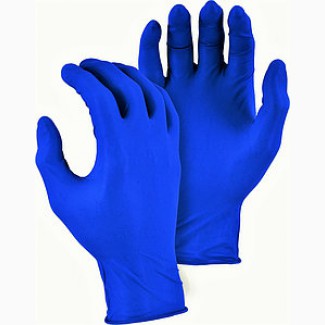 Перчатки нитриловые неопудренные синие NITRYLEX, 100 шт в упаковке