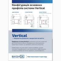 Економ Вікна Vertical Вікно Профільна Система від Віконда Балкн