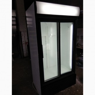 Для торговли! Холодильный двухдверный шкаф - купе стеклянный. Гарантия