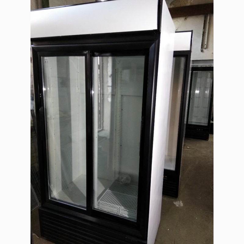 Фото 2. Для торговли! Холодильный двухдверный шкаф - купе стеклянный. Гарантия