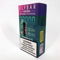 Електрона сигарета ELF BAR 5% на 23000 тяг (Льодяний Кавун)