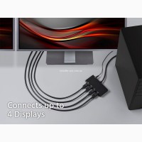 Сплиттер DisplayPort 1Х4