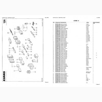 Каталог запчастей КЛААС Коммандор 114-CLAAS Commandor 114 на русском языке в печатном виде