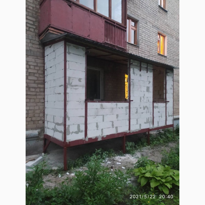 Фото 4. Балкон с нуля и под ключ БЕЗ ПОСРЕДНИКОВ в Харькове