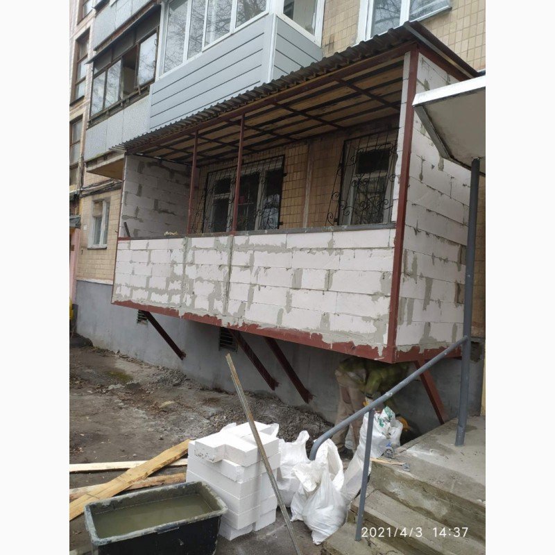 Фото 8. Балкон с нуля и под ключ БЕЗ ПОСРЕДНИКОВ в Харькове
